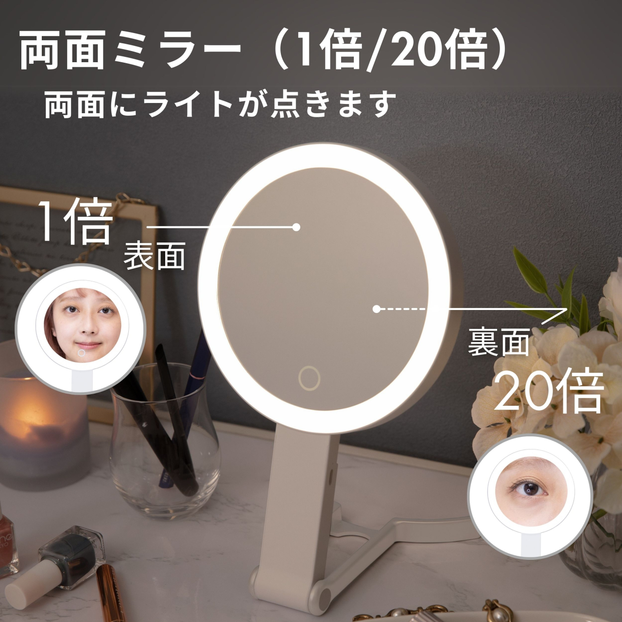 折り畳み型LED拡大鏡発売のお知らせ